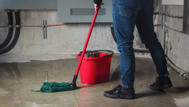 Water damage restoration process in LA